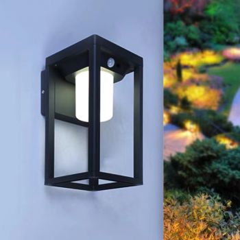 4-in-1 Squared solar led wall lamp