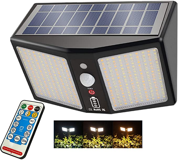 Solar Led Wall Lamp with Hook 